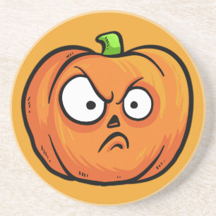 Halloween Pumpkins sandstone coaster 2 b