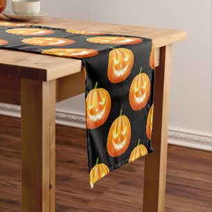 Halloween Pumpkins Table Runner
