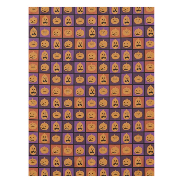 Halloween pumpkins tablecloth (Front)