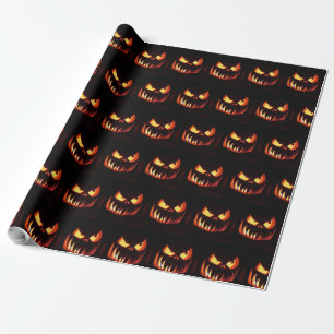 Halloween Pumpkins Wrapping Paper
