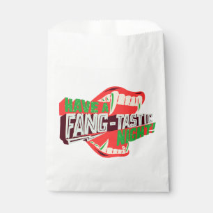 Halloween Pun Have a fang-tastic night Favour Bags