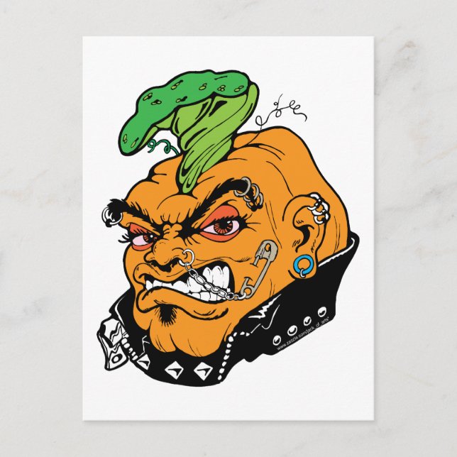 Halloween Punkin'! Postcard (Front)