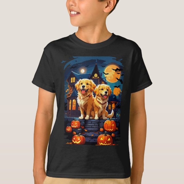Halloween puppies  T-Shirt (Front)
