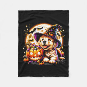 Halloween Puppy Dog T-Shirt3 Fleece Blanket
