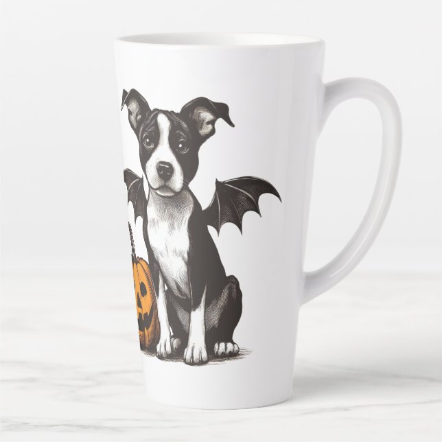 Halloween Puppy Latte Mug (Right)