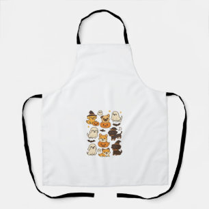 Halloween Puppy Love � Kawaii Dog Art Classic T-Sh Apron