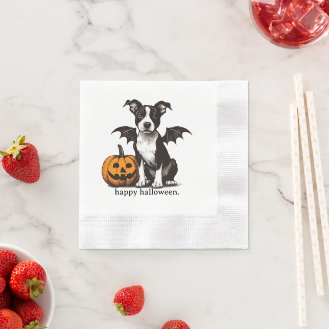 Halloween Puppy Napkin (Insitu)