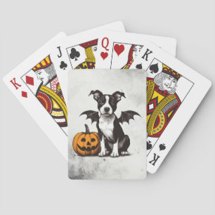 Halloween Puppy Playing Cards