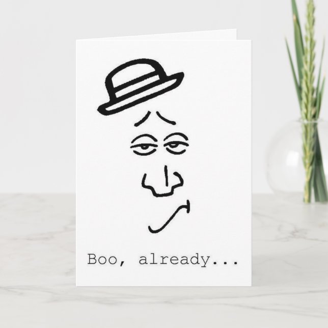 Halloween Purist Card (Front)