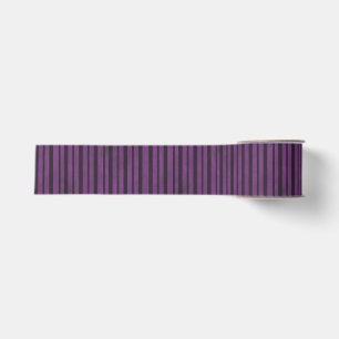 Halloween Purple and Black Vertical Striped Ribbon Grosgrain Ribbon
