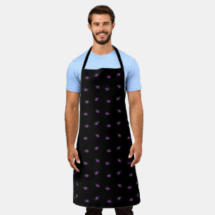 Halloween, Purple Eyes, Trick Or Treat, Boo Apron