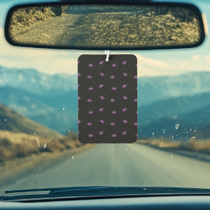 Halloween, Purple Eyes, Trick Or Treat, Boo Car Air Freshener