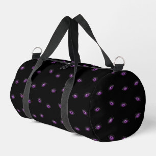 Halloween, Purple Eyes, Trick Or Treat, Boo Duffle Bag