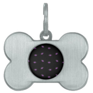 Halloween, Purple Eyes, Trick Or Treat, Boo Pet ID Tag
