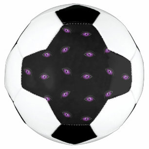 Halloween, Purple Eyes, Trick Or Treat, Boo Soccer Ball
