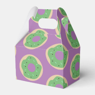 Halloween Purple Green Doughnut Birthday Favour Box