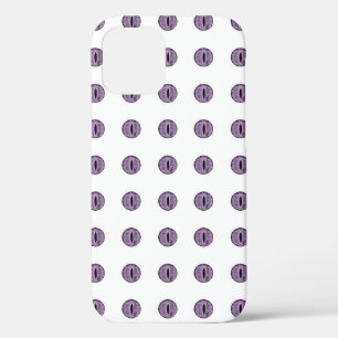Halloween Purple Polka Dot Eyes iPhone 12 Pro Case
