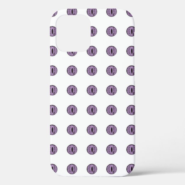 Halloween Purple Polka Dot Eyes Case-Mate iPhone Case (Back)