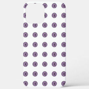 Halloween Purple Polka Dot Eyes iPhone 12 Pro Max Case