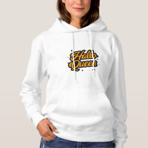 Halloween Queen, Halloqueen, Retro Halloween Art Hoodie
