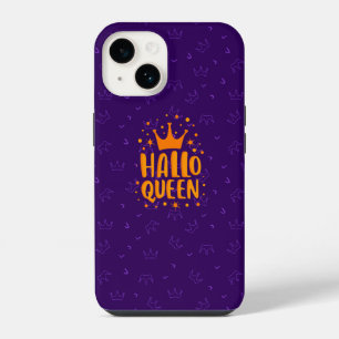 Halloween Queen, Halloqueen, Retro Halloween Art iPhone 14 Case