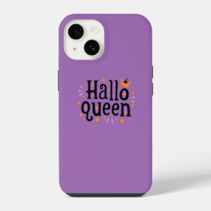 Halloween Queen, Halloqueen, Retro Halloween Art iPhone 14 Case