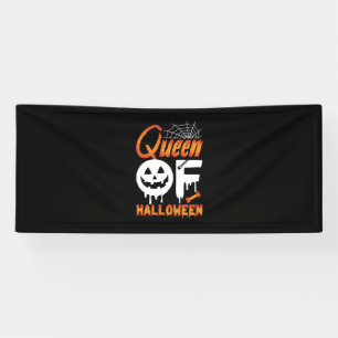 Halloween Queen Of Halloween Banner
