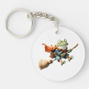 Halloween Quirky Frog Key Ring