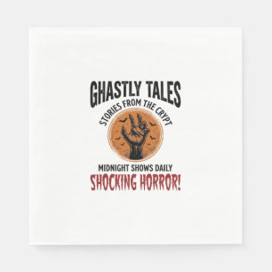 Halloween Quote Become Anything Scary Vintage_1 Napkin