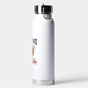 Halloween Quote Become Anything Scary Vintage_1 Water Bottle