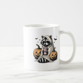 Halloween Racoon Ghost  Coffee Mug