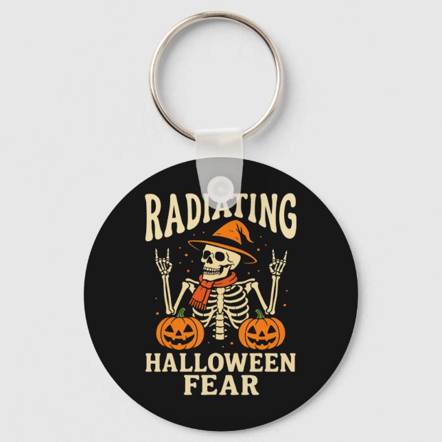 Halloween Radiology Nurse  Key Ring (Front)