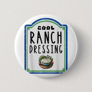 Halloween Ranch Dressing Funny Food Costume Men Wo 6 Cm Round Badge