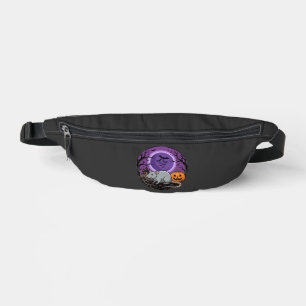 Halloween Rat Moonlit Pumpkin Vector Design Bum Bags