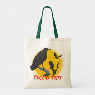 Halloween Raven and Bats Bag
