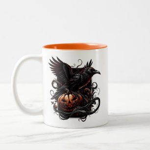 Halloween Raven Coffee Mug