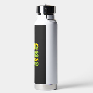 Halloween Read Books Be Kind Stay Weird Design Water Bottle