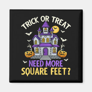 Halloween Real Estate Agent Broker Funny Realtor M Magnet