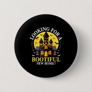 Halloween Real Estate Agent Funny Realtor Bootiful 6 Cm Round Badge