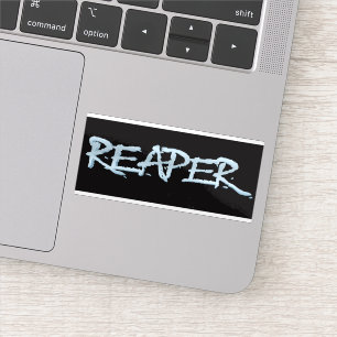 Halloween reaper sticker