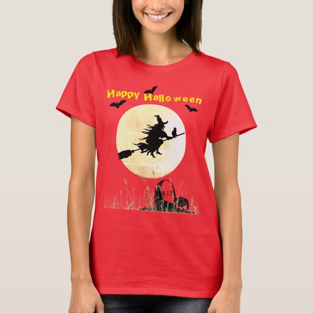Halloween Red T-Shirt (Front)