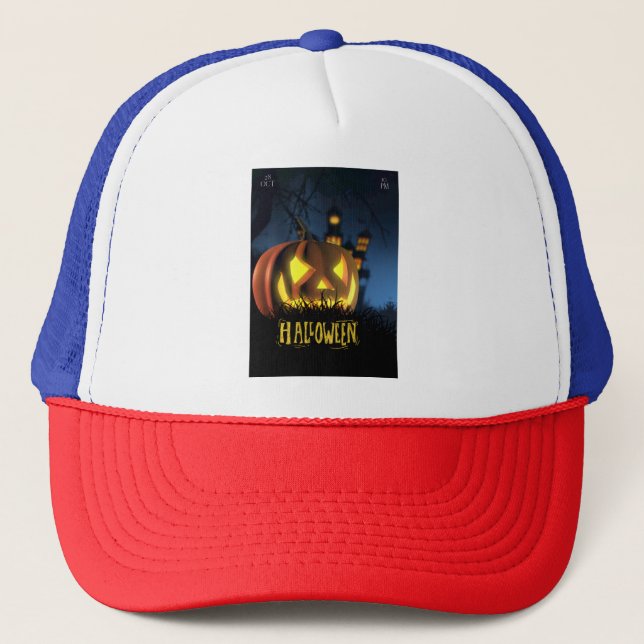 Halloween  Red/white/Blue hat (Front)