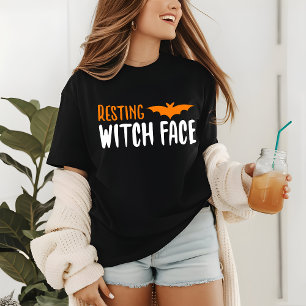 Halloween Resting Witch Face Modern Tri-Blend Shirt