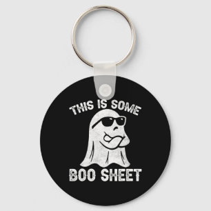 Halloween Retro Boo Ghost This Is Some Boo Sheet  Key Ring