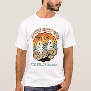 Halloween Retro Ghost Night T-Shirt