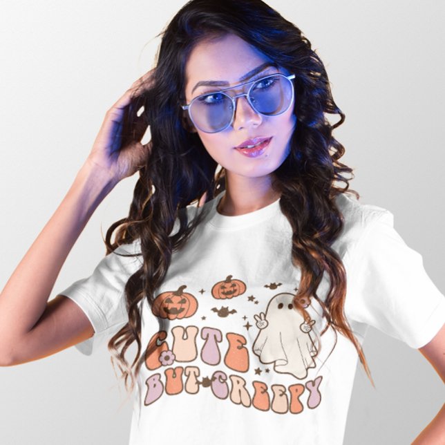 HALLOWEEN RETRO GROOVY CUTE BUT CREEPY T-Shirt (Creator Uploaded)
