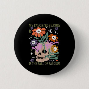 Halloween Retro My Favorite Season Is The Fall Of  6 Cm Round Badge