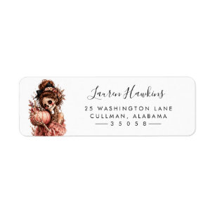 Halloween   Return Address Label