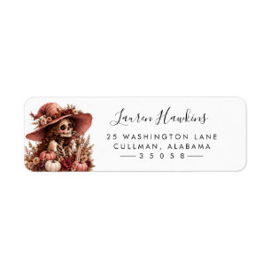 Halloween   Return Address Label
