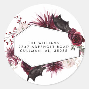 Halloween Return Address Label Seal